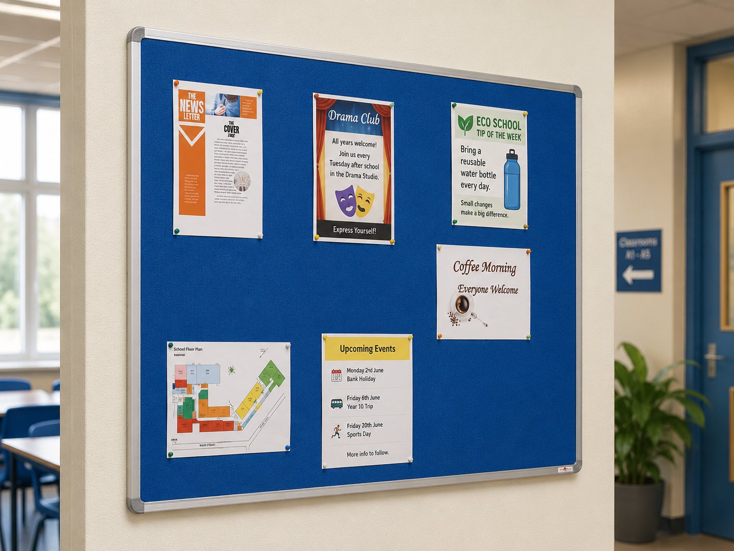 Highgate School noticeboard