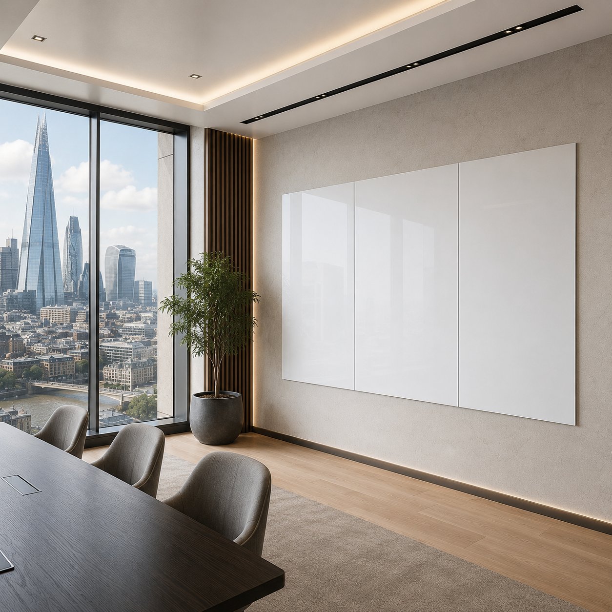 SPACE frameless whiteboards Kings Cross London